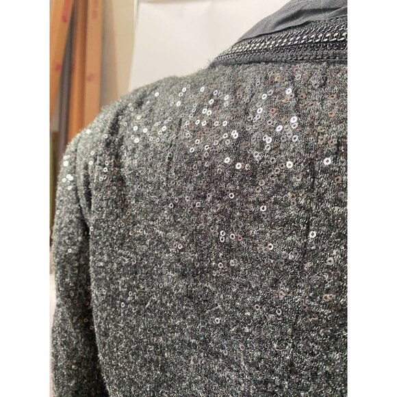 Max & Co Sequin Embellished Jacket Womens M - Picture 3 of 13